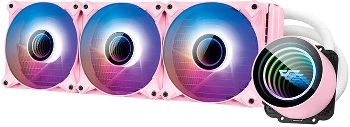 

Система жидкостного охлаждения для процессора dark Flash Twister DX-360 V2.6 ARGB (розовый)