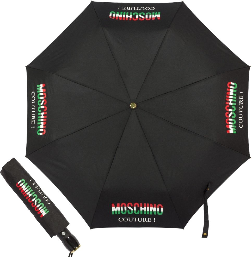 

Складной зонт Moschino 8015-OCA Tricolore Black