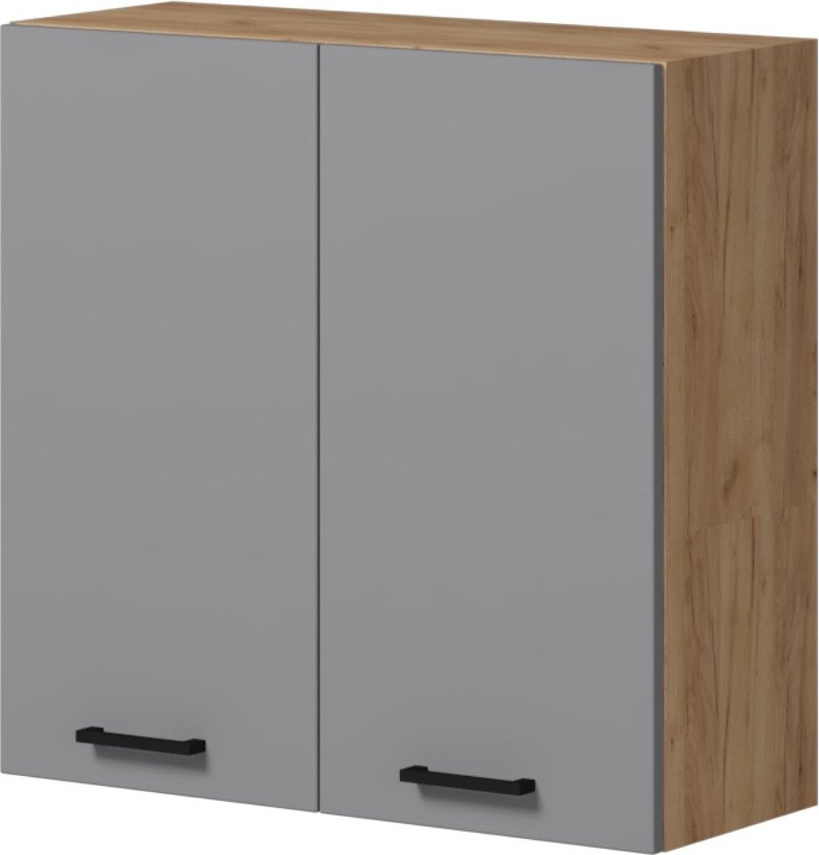 

Шкаф навесной Genesis Мебель Алиса навесной Грей 800 (дуб золотой/серый)