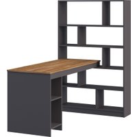 Стол Неман мебель Мальма МН-135-26 (1) (дуб вотан/графит)