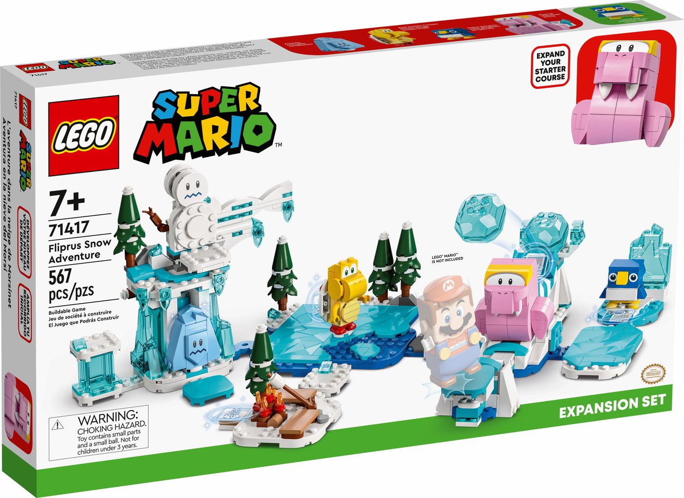 

Конструктор LEGO Super Mario 71417 Дополнительный набор: Снежное приключение Флипруса
