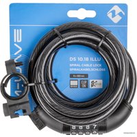 Тросовый велосипедный замок M-Wave DS 10.18 Illu 230962