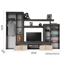 Стенка Империал Марк (венге-дуб сонома)