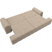 Диван Лига диванов Лига-080 131114 (велюр Seven 729 бежевый)