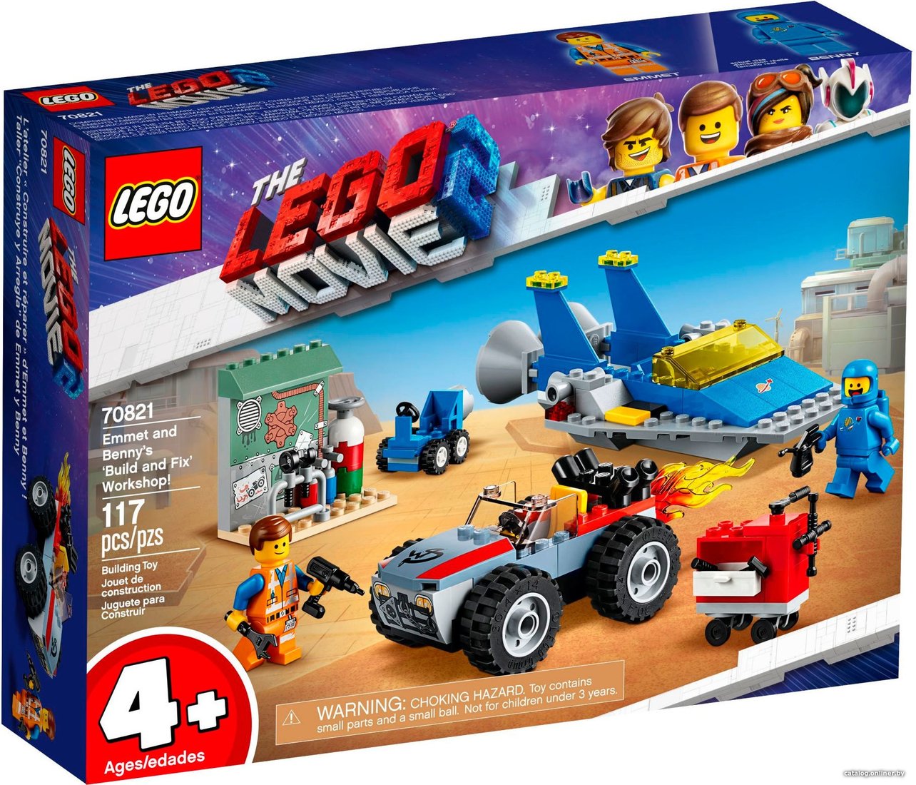 Конструктор LEGO The LEGO Movie 2 70821 Мастерская Эммета и Бенни