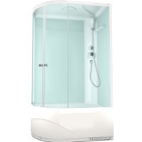 Душевая кабина Domani-Spa Delight 128 High 120x80 R (сатин-матированное стекло/белый)