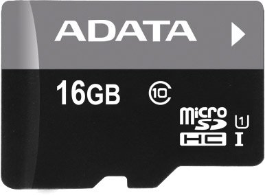 

Карта памяти ADATA Premier microSDHC UHS-I (Class 10) 16GB (AUSDH16GUICL10-R)