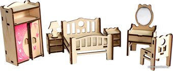 Аксессуары для кукольного домика Woody Спальня 2178