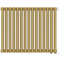 Стальной трубчатый радиатор Сунержа Эстет-00 EU50 500х675 15 секций (матовое золото)