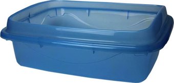 Туалет-лоток Dogman Дюплекс большой (голубой)