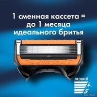Подарочный набор Gillette Fusion ProGlide Power с гелем для бритья Series Успокаивающий 200 мл