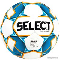 Футбольный мяч Select Diamond (5 размер, белый/синий/оранжевый)