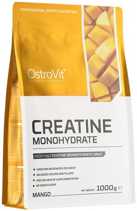 Моногидрат креатина OstroVit Creatine Monohydrate (манго, 1000 г)