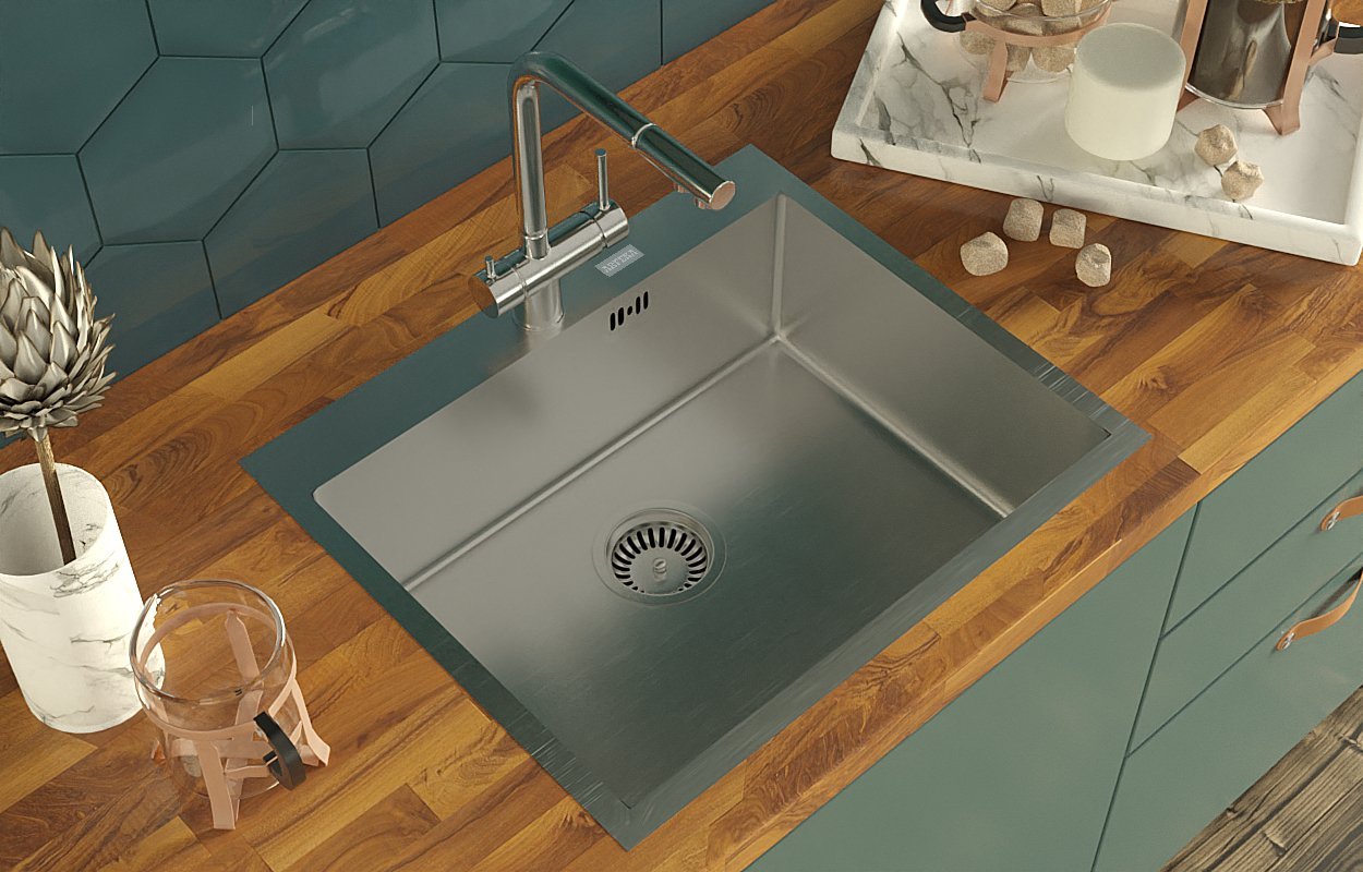 

Кухонная мойка ARFEKA AF 600*505 Satin Nano