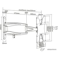 Кронштейн SBOX LCD-223