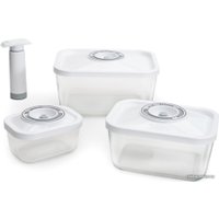 Контейнер вакуумный Status VAC-Glass-Set 3шт (белый)