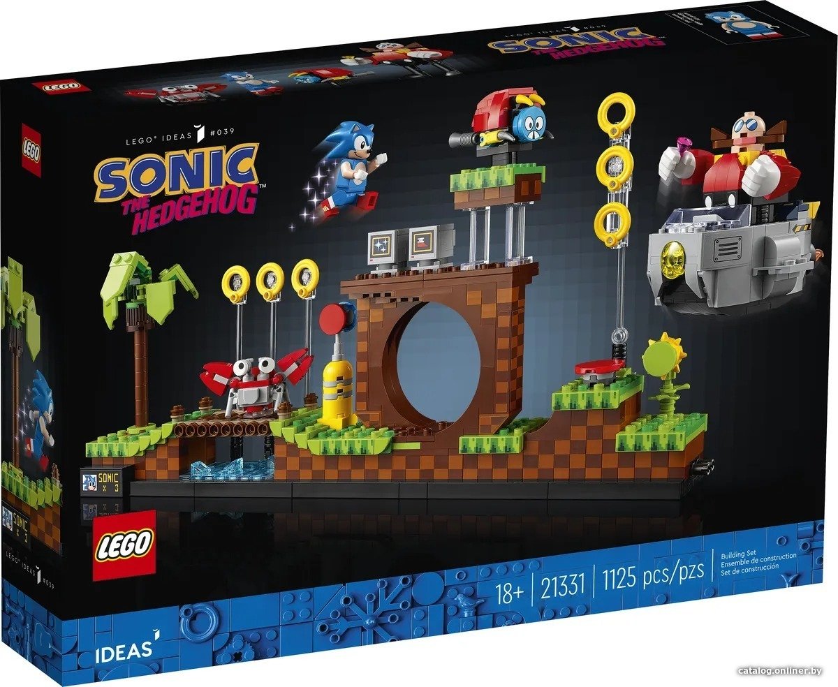 Конструктор LEGO Ideas 21331 Соник Супер-ежик