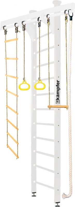 

Детский спортивный комплекс Kampfer Wooden Ladder Ceiling Высота 3 (жемчужный)