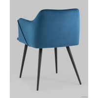 Стул Stool Group Джоэл с подлокотниками vd-joel-b29 (велюр синий)