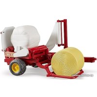 Прицеп Bruder Bale wrapper with round bales 02122