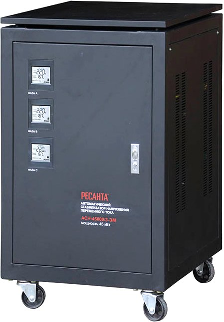

Стабилизатор напряжения Ресанта АСН-45000/3-ЭМ
