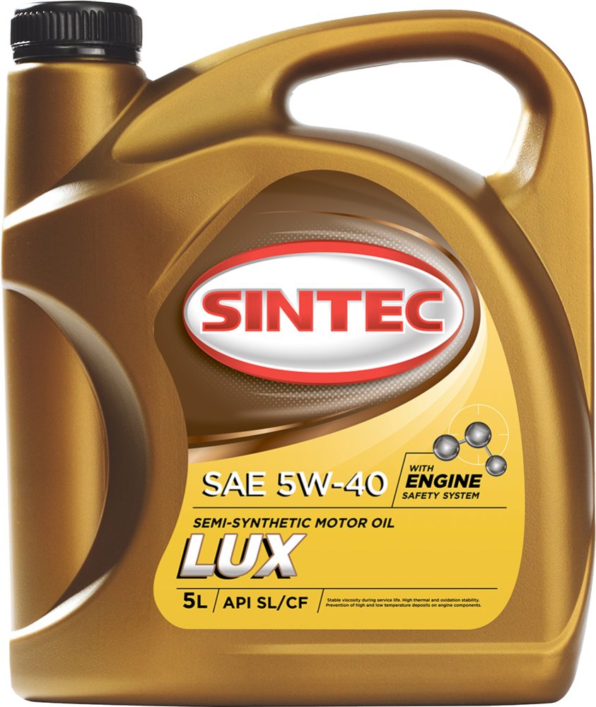 

Моторное масло Sintec Lux 5W-40 API SL/CF 5л