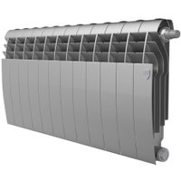 Биметаллический радиатор Royal Thermo BiLiner 350 Silver Satin VR (12 секций)