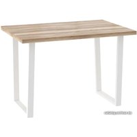 Кухонный стол Mamadoma Стронг-120 120x80 (дуб каньон/белый)