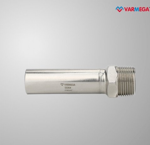 Фитинг Varmega Муфта-вставка Inox Press с наружной резьбой 28ax1 VM708002806
