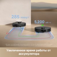 Робот-пылесос Dreame Robot Vacuum D20 Black RLD35GA (евровилка, черный)