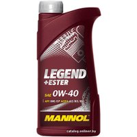 Моторное масло Mannol LEGEND+ESTER 0W-40 1л