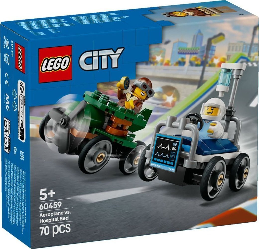 

Конструктор LEGO City 60459 Самолет против машины скорой помощи