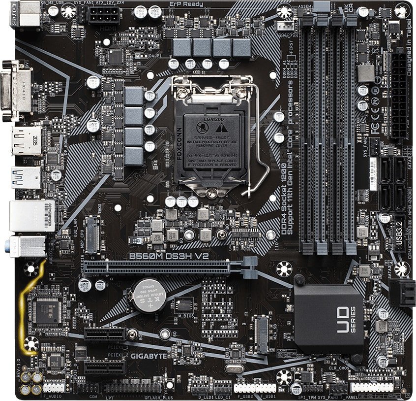 

Материнская плата Gigabyte B560M DS3H V2 (rev. 1.0)