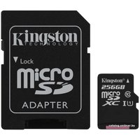 Карта памяти Kingston Canvas Select SDCS/256GB microSDXC 256GB (с адаптером)