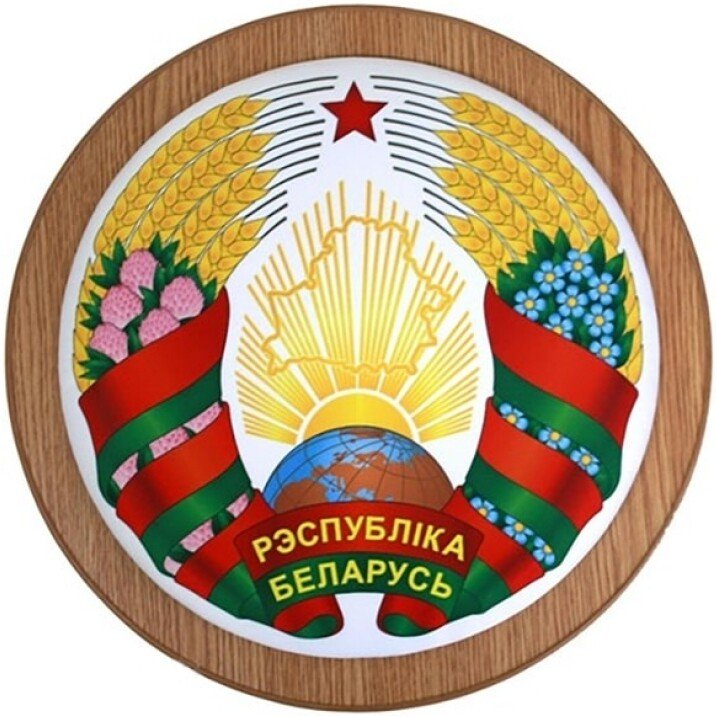 Герб МирФлагов тканевый 35 см (бук бавария)