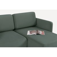 Угловой диван Divan Нордика мини Velvet Olive 264428 (зеленый)
