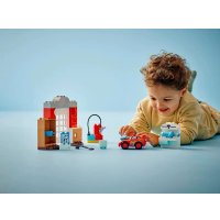 Конструктор LEGO Duplo Визит МакКвина в гараж Дока 10456