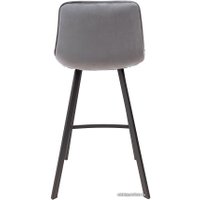 Стул AksHome Leros (серый велюр HLR-21/черный)