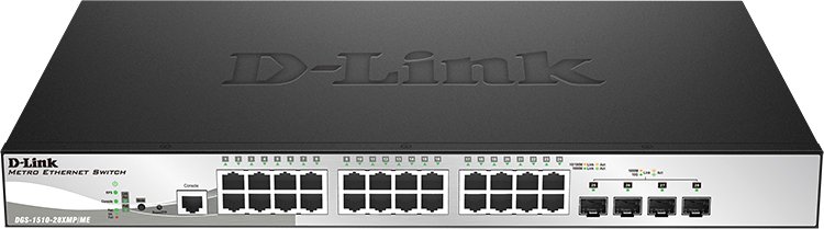 

Управляемый коммутатор 2-го уровня D-Link DGS-1510-28XMP/ME/A1A