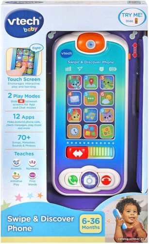 Интерактивная игрушка VTech Телефон Листай и изучай 80-537626