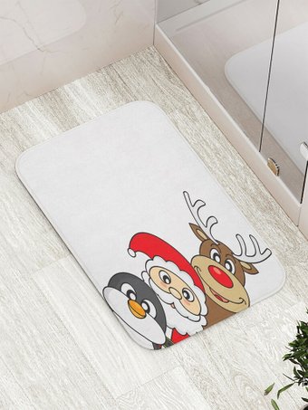 Коврик для ванной JoyArty Праздничные прятки bath_10503