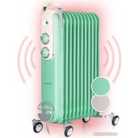 Масляный радиатор Klarstein Thermaxx Retroheat 2500W (зеленый)