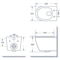 Унитаз подвесной Lauter Nuremberg 21811 + Breez 21GN7071CH