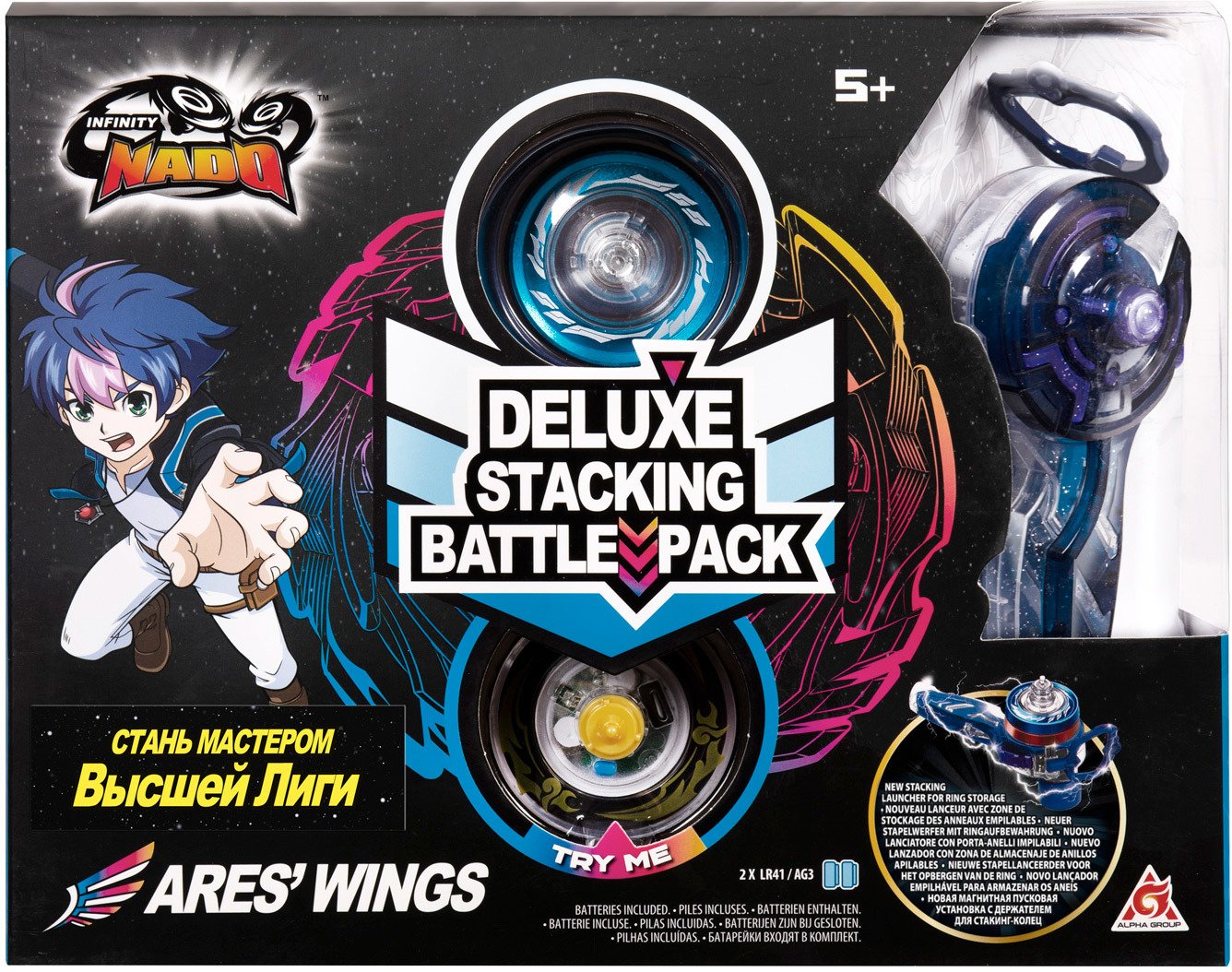 

Волчок Infinity Nado Стакинг Делюкс Ares Wings 38778