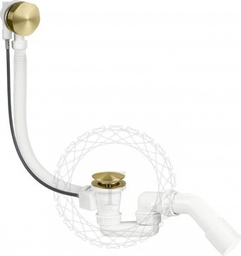 Сифон Filarete FL80 (матовое золото)