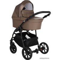 Универсальная коляска Pituso Nino (2 в 1, 3008/1 cappuccino/metalic mocca)