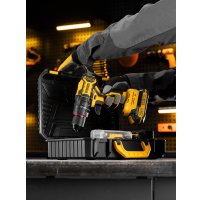 Ударная дрель-шуруповерт Denzel CIDH-BL-20 (с 2-мя АКБ, кейс)