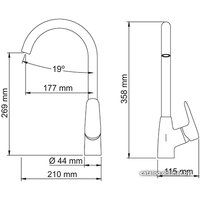 Смеситель Wasserkraft Vils 5607