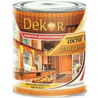 Антисептик Dekor защитно-декоративный для дерева (махагон, 1.8 кг)