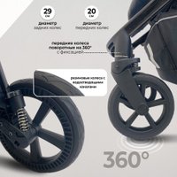 Коляска прогулочная «книга» Sweet Baby Unica (черный)